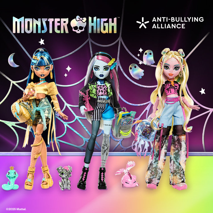 Monster High & Mattel står sammen mod mobning.