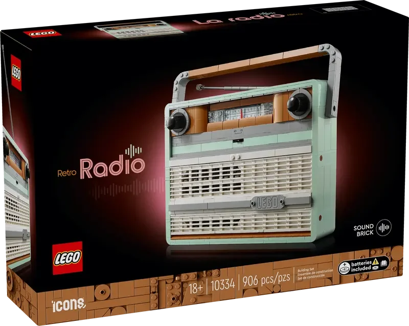 LEGO Icons Retro Radio - Velkommen til en Nostalgisk Rejse.