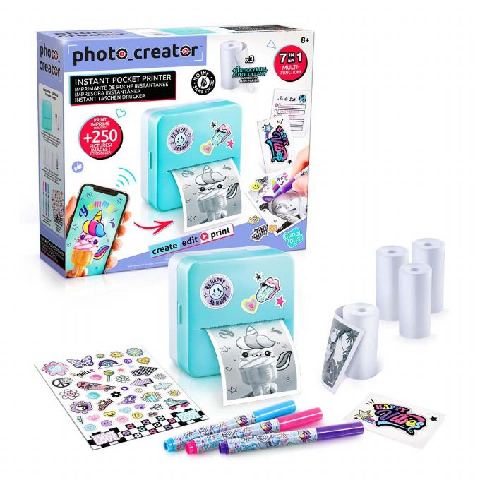 Gaveide - Photo Creator Instant Lommeprinter.