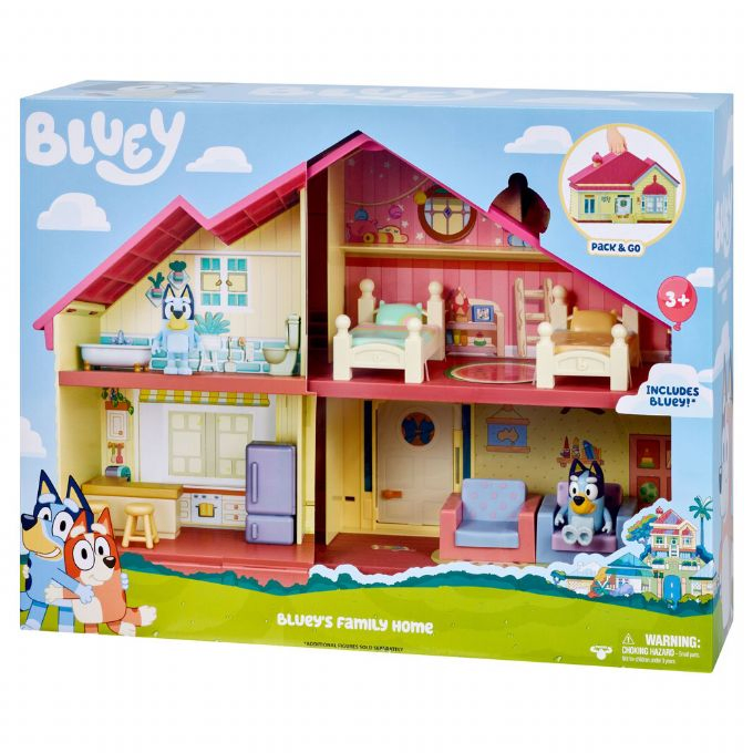 Legetøj - Gaveide. Bluey Legetøj , Familie Hus Med Tilbehør!