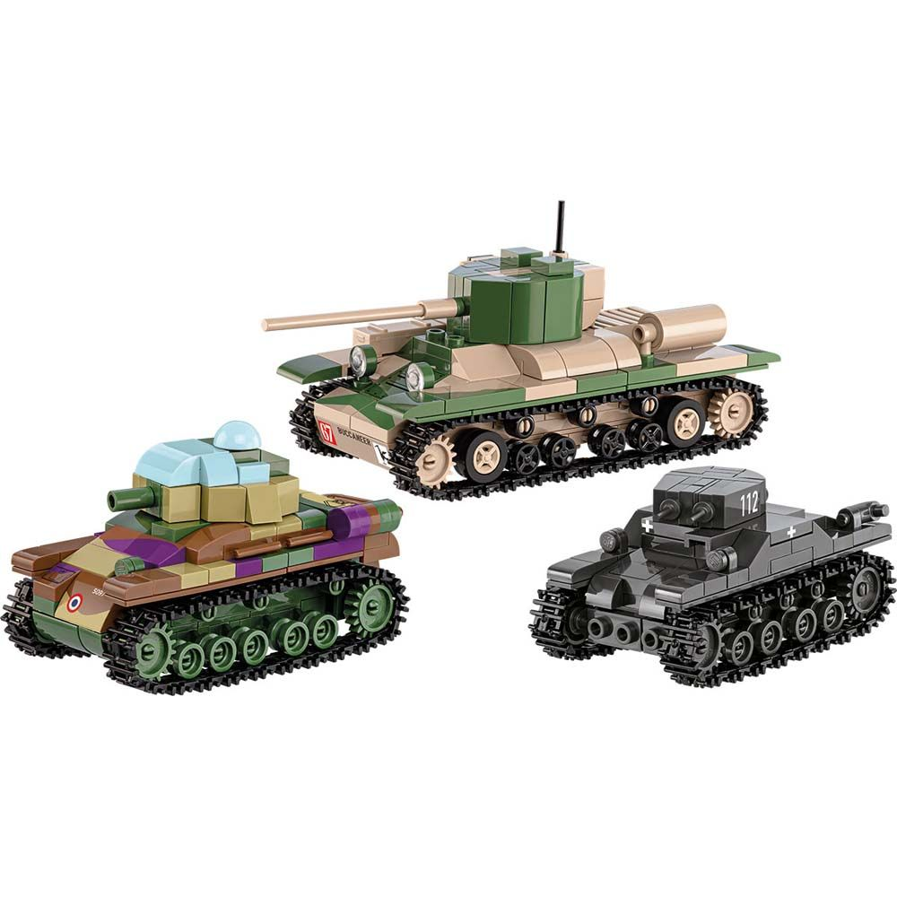 Oplev Renault R35 - Valentine IX - Panzer I fra COBI