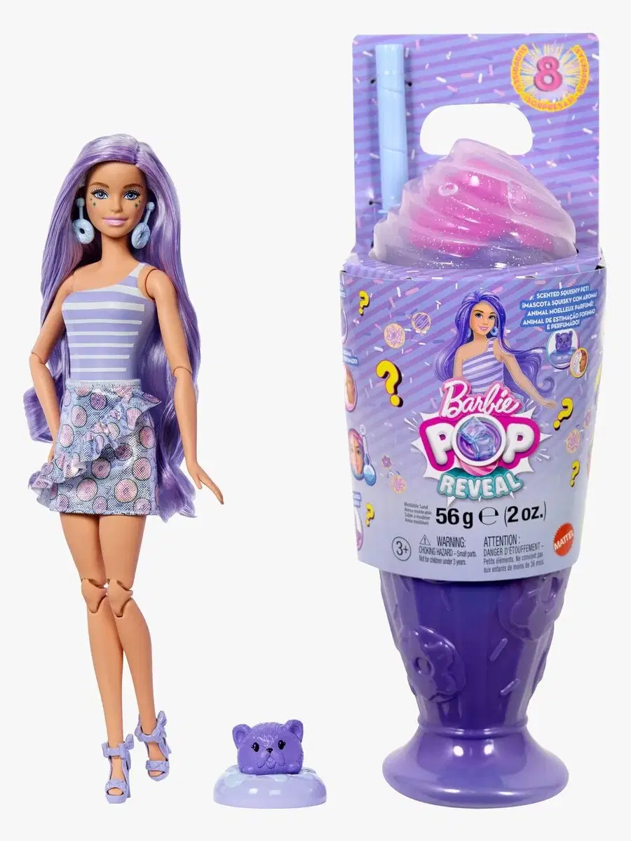 Barbie Pop Reveal Dukke Treats Series, Lilla