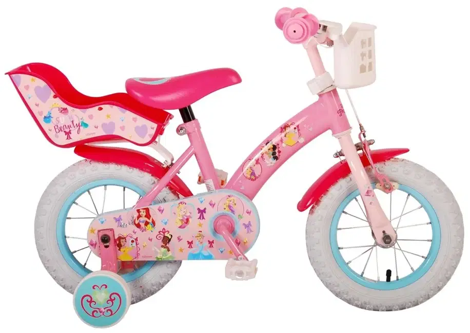 Børnecykel 12'' - Volare - Med Disney Prinsesser