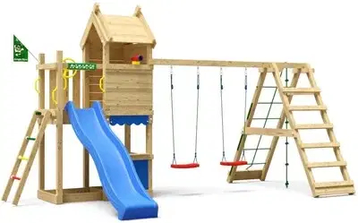 Jungle Gym Resort Legestativ med Klatremodul.