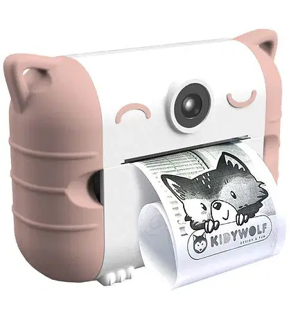 Kidywolf Kamera m. Printer - Kidyprint - Camera Peach