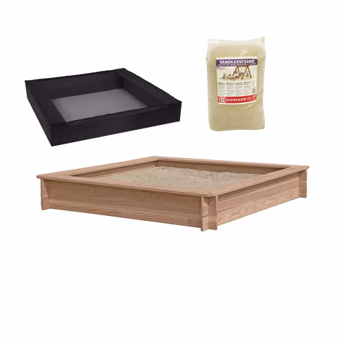 Sandkasse - Nordic Play, Lærketræ